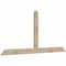 Ekena Millwork Portland Rough Sawn Timber Gable Bracket, Douglas Fir, 108"W x 49"H x 2"D x 6"F, 11/12 Pitch GBW108X49X0206POR00RDF - alternate 4